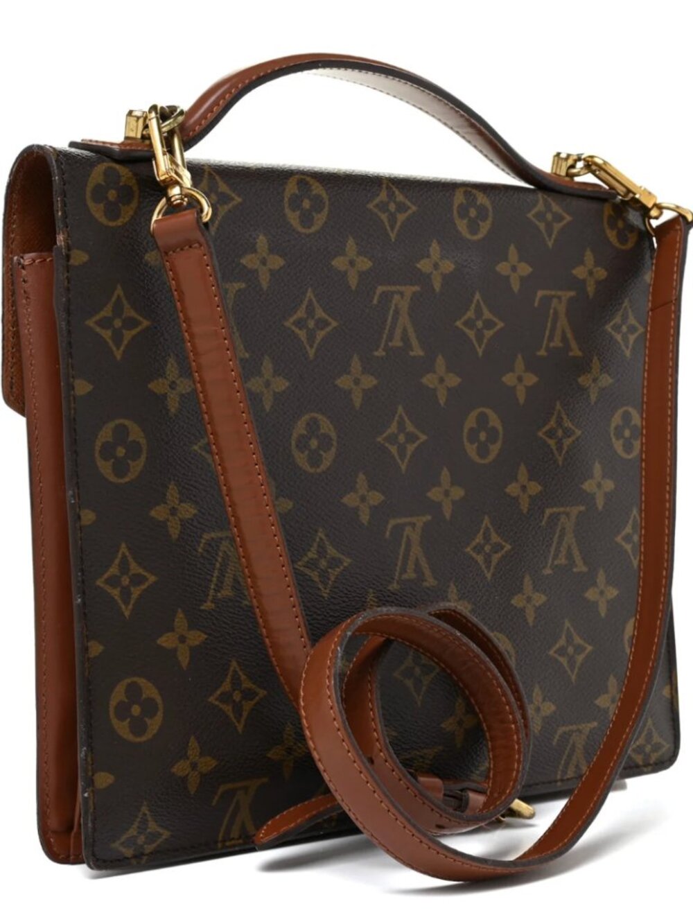 Authentic LOUIS VUITTON Monogram Monceau 28 / purchased from Fashionphile - Picture 3 of 16